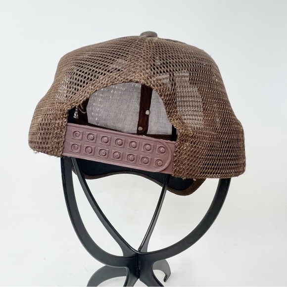 CAP HOP GALERUS SPORTS Men’s Eagle Medallion Ball Cap Brown Tan Snap Back OS - Picture 5 of 7